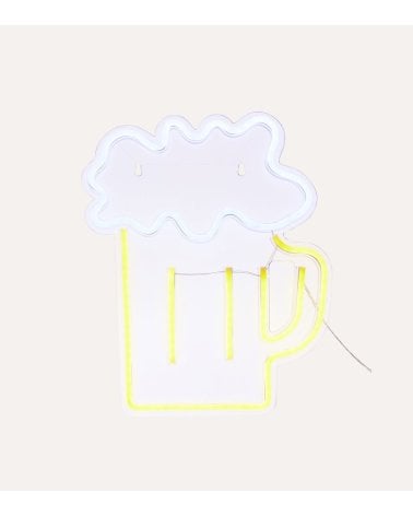 Cartel Decorativo de Cerveza LED