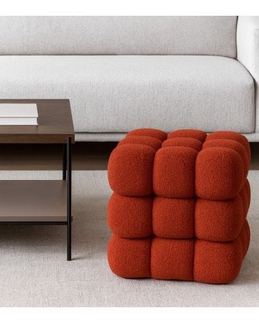 Puff Harnett Estilo Burbujas de Borreguillo