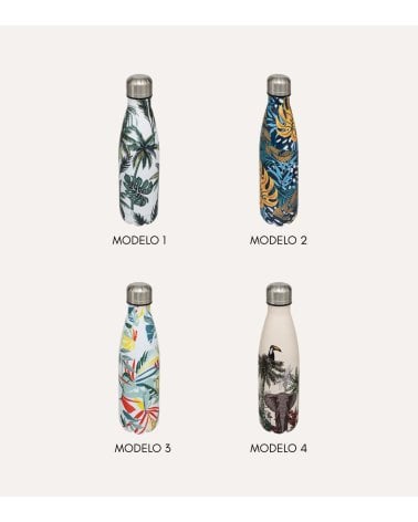 Botella Termo Tropical de Acero Inoxidable