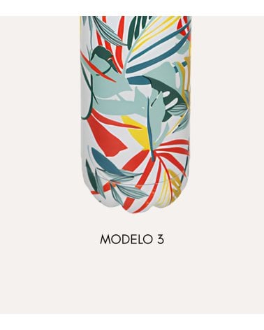 Botella Termo Tropical de Acero Inoxidable