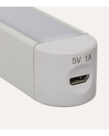 Barra de Luz LED con Carga USB de Plástico