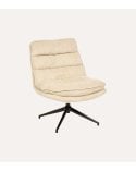 Silla Giratoria Harper Estilo Pana de Acero y Poliéster