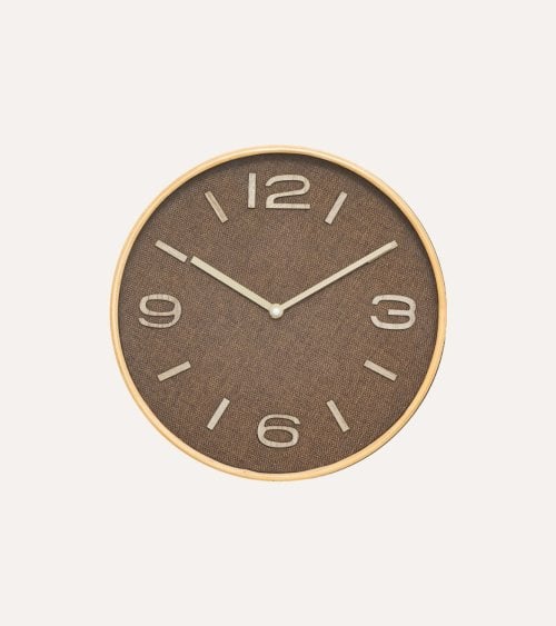 Reloj de Pared Ellis de Vidrio y Madera