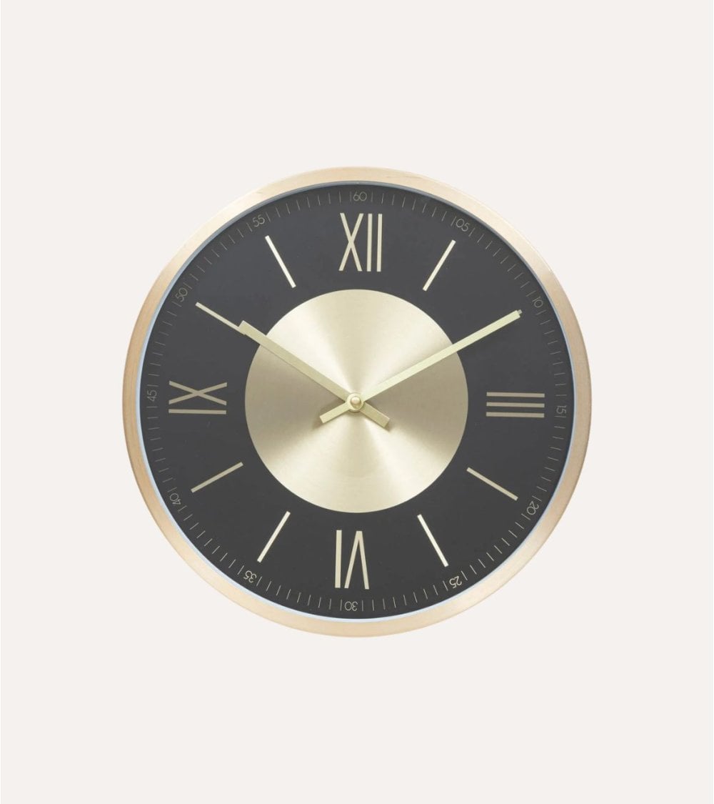 Reloj de Pared Ariana de Vidrio y Metal