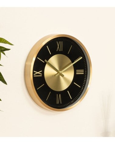 Reloj de Pared Ariana de Vidrio y Metal