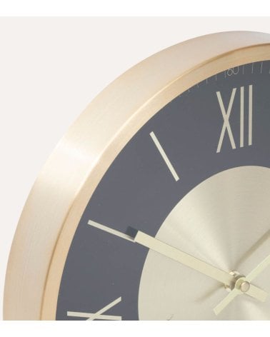 Reloj de Pared Ariana de Vidrio y Metal