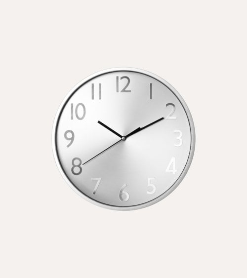 Reloj de Pared Anae de Plástico y Metal