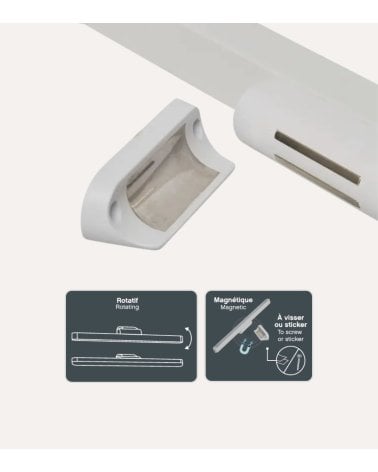Barra de Luz LED con Carga USB de Plástico