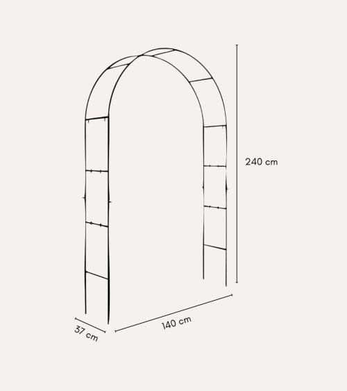 Arco de Jardín para Decoración de Metal