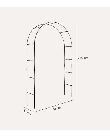 Arco de Jardín para Decoración de Metal