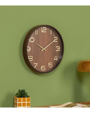 Reloj de Pared Ivana de Madera