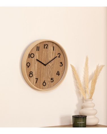 Reloj de Pared Ivana de Madera