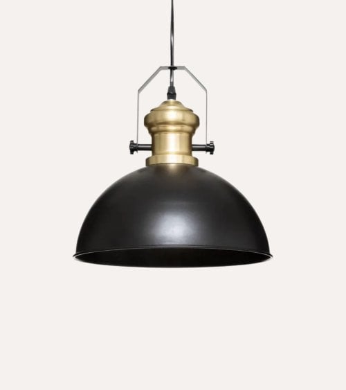 Lámpara Colgante Estilo Industrial de Acero