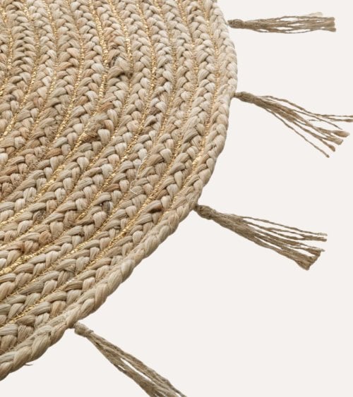 Alfombra Circular Cosy de Yute