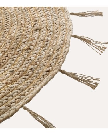 Alfombra Circular Cosy de Yute