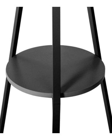 Perchero Moderno de Metal y Madera