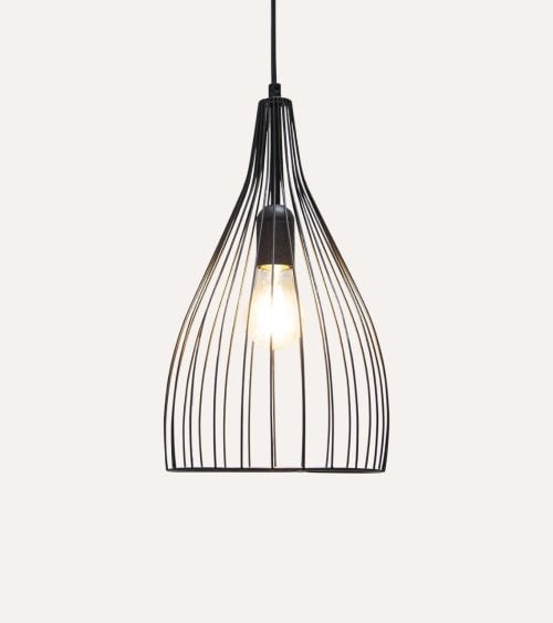 Lampara Colgante Rita de Acero