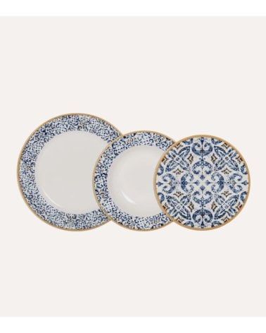 Vajilla de 12 Piezas Villaboa de Gres