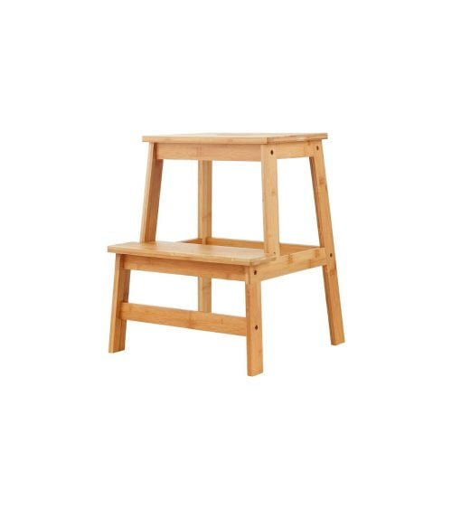 Reposapiés en Bambú con Dos Escalones-2