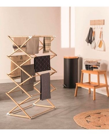 Reposapiés en Bambú con Dos Escalones-5