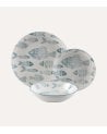 Vajilla de 18 Piezas Peces de Porcelana