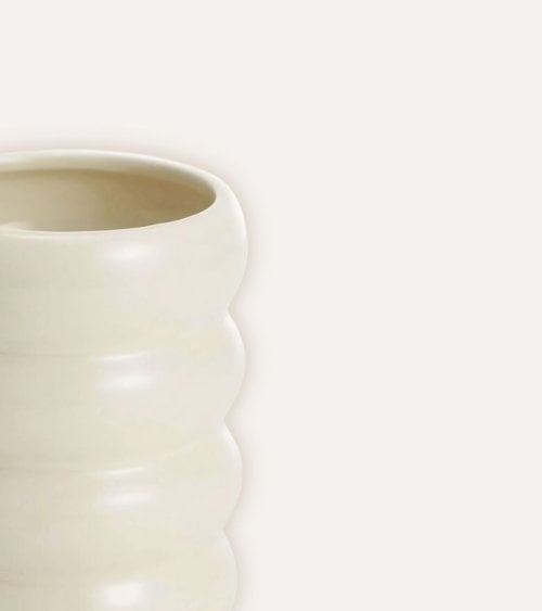 Vaso de Baño Portacepillos Greda de Cerámica