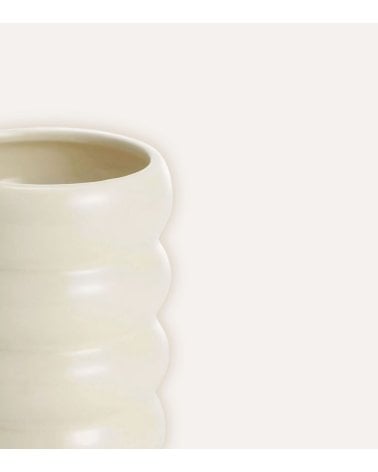 Vaso de Baño Portacepillos Greda de Cerámica