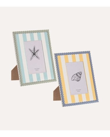 Marco de Fotos con Bolas Decorativas de MDF