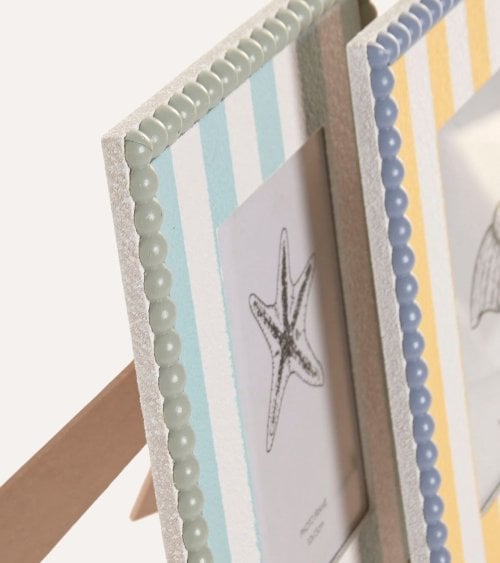 Marco de Fotos con Bolas Decorativas de MDF