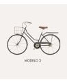 Decoración de Pared Bicicleta con Cesta de Metal