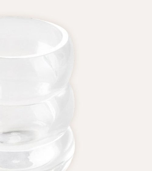 Vaso de Baño Burbujas de Cristal