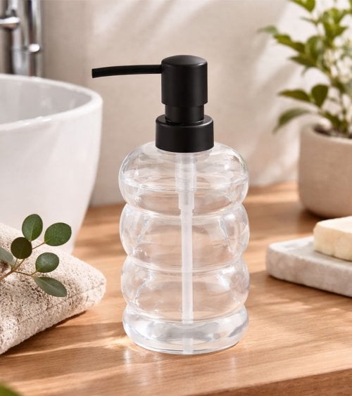 Dispensador de Jabón Burbujas de Cristal