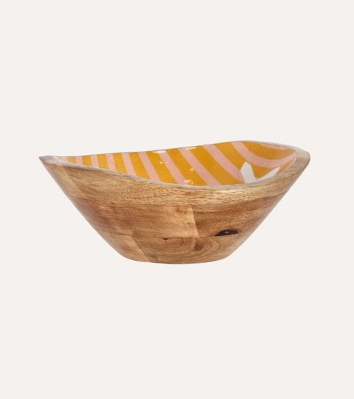 Bol Irregular Relax de Madera de Mango