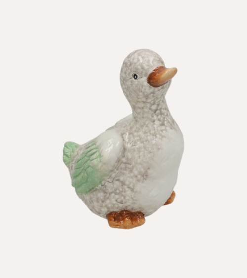 Figura Decorativa Pato Eloisa de Terracota