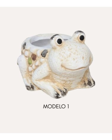 Maceta decorativa Rana de Terracota