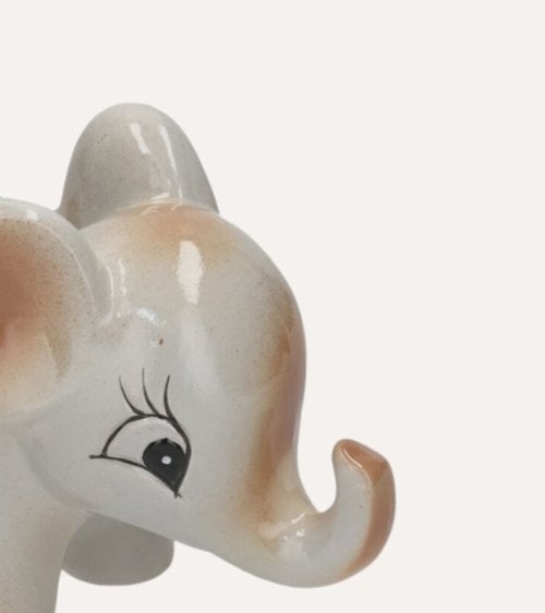 Maceta Decorativa Elefante de Porcelana