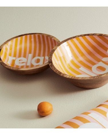 Bol Irregular Relax de Madera de Mango