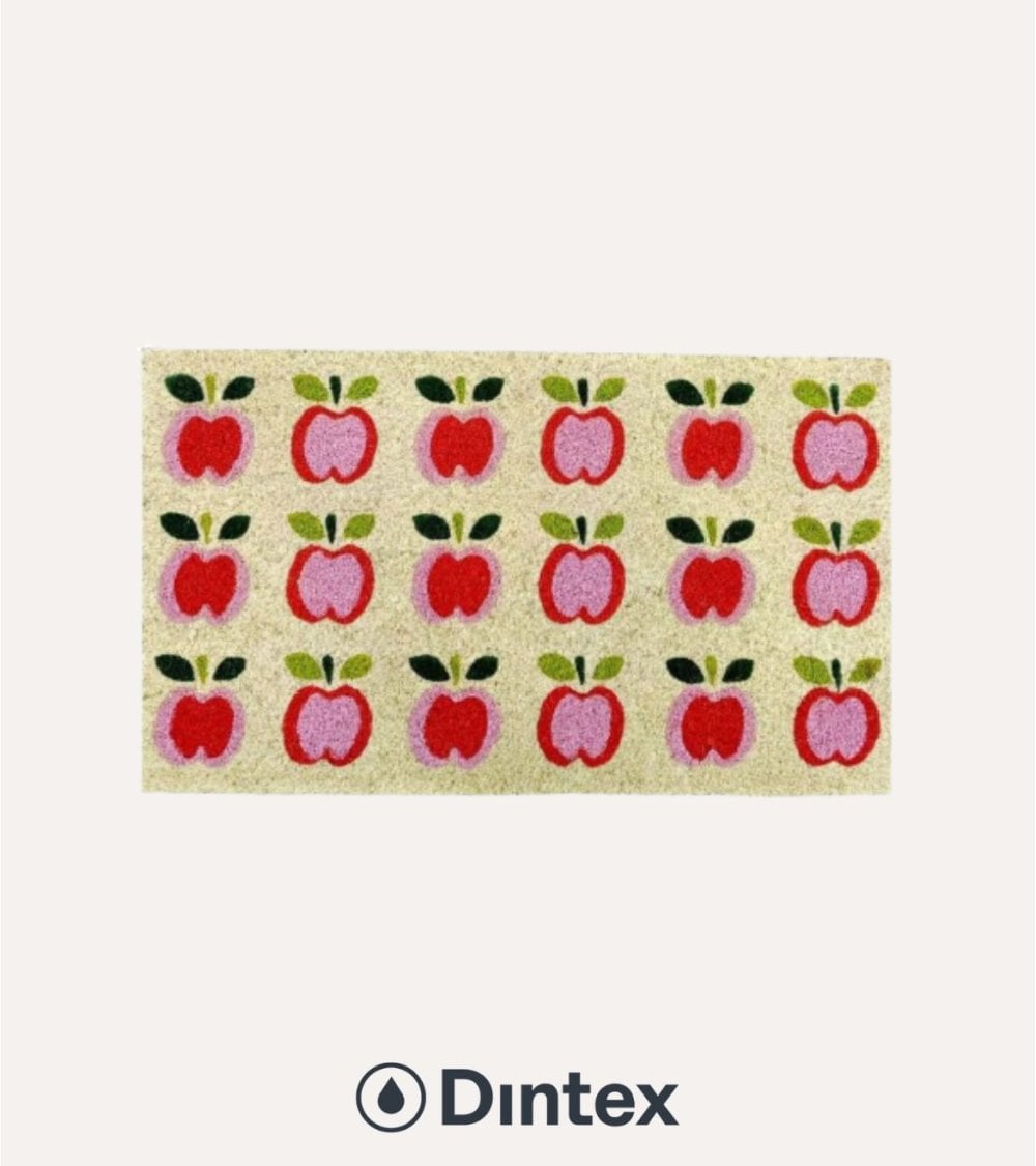 Felpudo Manzanas de Fibra Vegetal