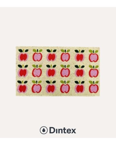 Felpudo Manzanas de Fibra Vegetal