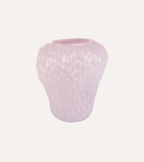 Jarrón de Fresa Clery de Vidrio