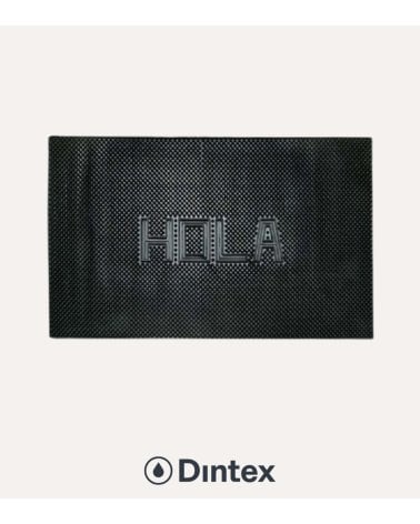 Felpudo Hola Dentado de Goma