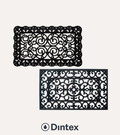 Felpudo Época en Relieve de Goma