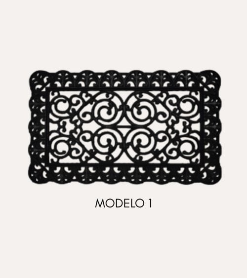 Felpudo Época en Relieve de Goma