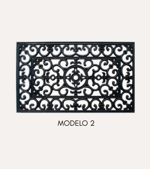 Felpudo Época en Relieve de Goma