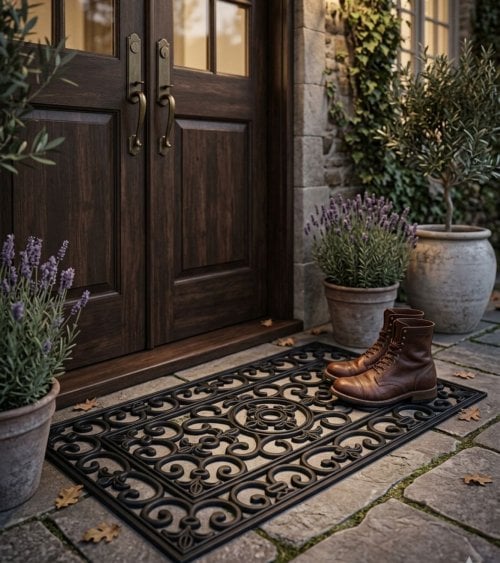 Felpudo Época en Relieve de Goma