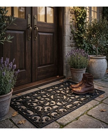 Felpudo Época en Relieve de Goma