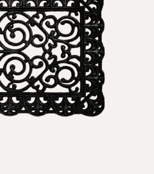 Felpudo Época en Relieve de Goma