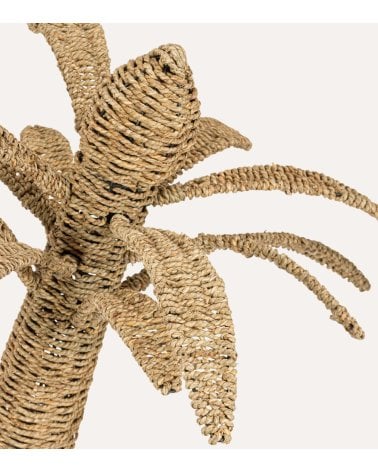 Palmera Decorativa Shiney de Fibra Natural y Metal