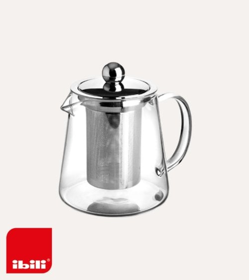 Tetera con Filtro y Tapa de Borosilicato