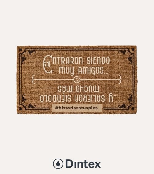 Felpudo Historias a tus Pies Amigos de Nylon